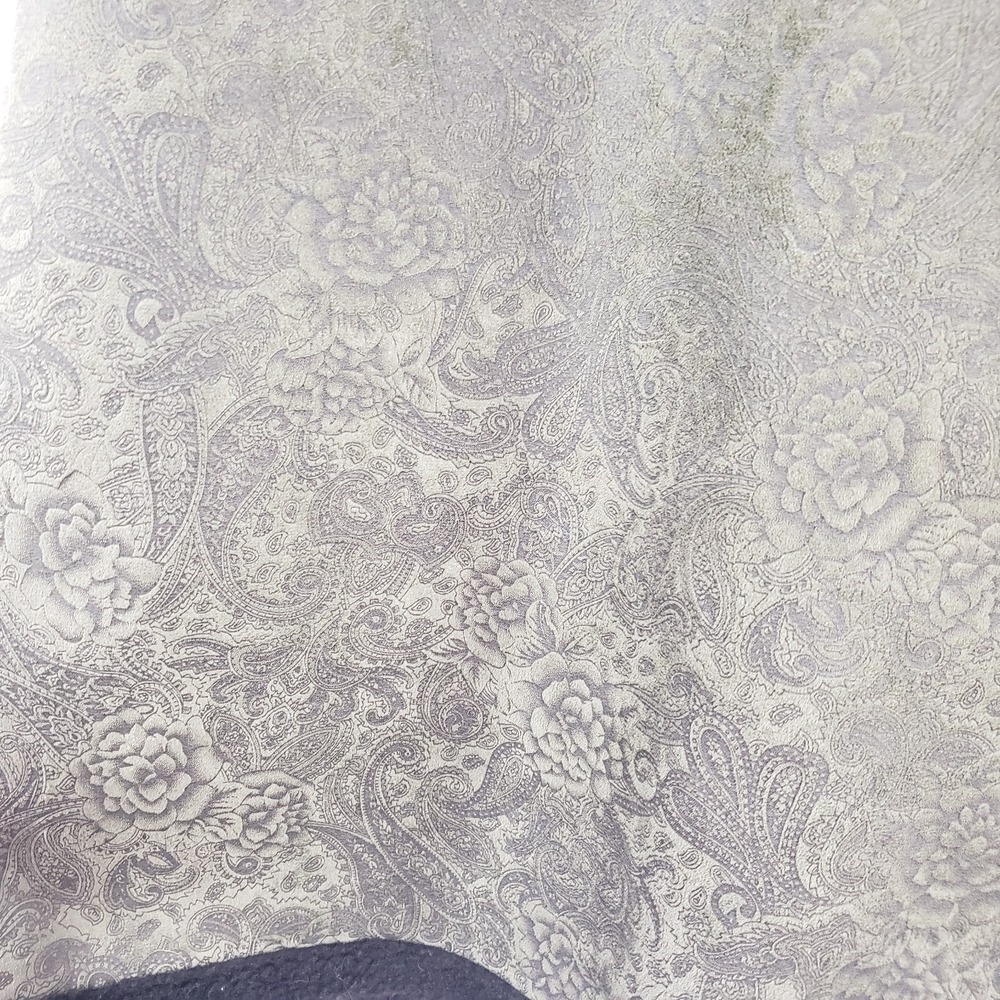 Coldwater Creek Jacket 1X Olive Green Black Paisley Knit Sleeve‎ Toggle Closure - Picture 6 of 10